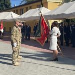 07.10.2022. Opatów. Nadanie imienia płk. Jana Piwnika Ponurego szkołom Zespołu Szkół nr 1 / Fot. Emilia SItarska - Radio Kielce