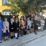 07.10.2022. Opatów. Nadanie imienia płk. Jana Piwnika Ponurego szkołom Zespołu Szkół nr 1 / Fot. Emilia SItarska - Radio Kielce