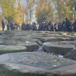 23.10.2022. Opatów. Uroczystości związane z 80. rocznicą wywiezienia opatowskich Żydów do Treblinki. / Fot. Emilia Sitarska - Radio Kielce