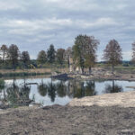 Ćmielów. Ruiny zamku Szydłowieckich na wyspie / Fot. Emilia Sitarska – Radio Kielce