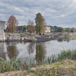 Ćmielów. Ruiny zamku Szydłowieckich na wyspie / Fot. Emilia Sitarska – Radio Kielce