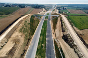 Budowa drogi ekspresowej S7 Moczydło – Miechów / źródło: GDDKiA