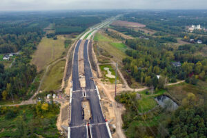 Trasa S7. Budowa odcinka Lesznowola - Tarczyn Północ / źródło: GDDKiA