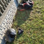 07.10.2022. Brzechów. Wypadek motocyklisty / Fot. KMP Kielce