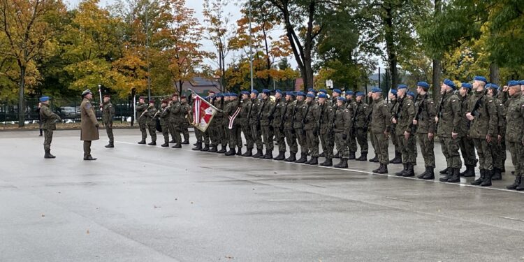 02.10.2022. Kielce. Bukówka. CPdMZ. Przysięga elewów / Fot. Michał Kita - Radio Kielce