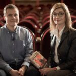 Poczytalnia TV. Na zdjęciu (od lewej): Jakub Nowak - autor powieści „To przez ten wiatr”, Anna Roży - TVP3 Kielce / Fot. TVP3 Kielce