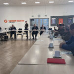 13.10.2022. Ożarów. Lasy Państwowe, Cementownia Ożarów oraz gmina Ożarów pracują wspólnie nad projektem retencjonowania wody w leśnictwie Skałecznica / Fot. Emilia Sitarska - Radio Kielce