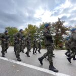 02.10.2022. Kielce. Bukówka. CPdMZ. Przysięga elewów / Fot. Michał Kita - Radio Kielce