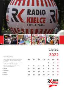 Radio Kielce - Kalendarz Jubileuszowy - Lipiec 2022