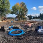 07.10.2022. Mniów. Prace rewitalizacyjne / Fot. Wiktor Taszłow - Radio Kielce