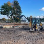 07.10.2022. Mniów. Prace rewitalizacyjne / Fot. Wiktor Taszłow - Radio Kielce