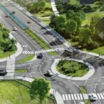 26.10.2022. Skarżysko-Kamienna. Wiadukt nad torami. Wizualizacja / źródło: powiat skarżyski