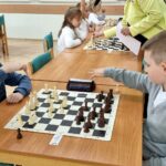 06.11.2022. Kielce. Turniej szachów szybkich dzieci do lat 11 z okazji Narodowego Święta Niepodległości / Fot. Maciej Makuła - Radio Kielce