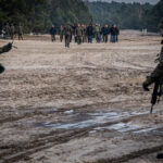 22.11.2022. Nowa Dęba. Wizyta pracodawców na poligonie. / Fot. ŚBOT