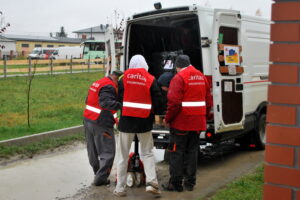 17.11.2022. Sandomierz. Transport darów na Ukrainę / Fot. Grażyna Szlęzak - Radio Kielce