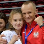 Kinga Rabiej z trenerem Andrzejem Horną