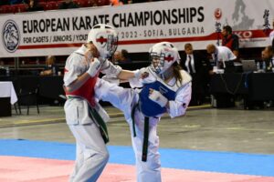 ME kadetów, juniorów i młodzieżowców w karate Sofia 2022