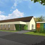 Wolica. Nowa przychodnia. Wizualizacja / Fot. Urząd Gminy i Miasta w Chęcinach