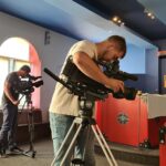 Mistrz śląskiej kuchni w zakonie w Zawichoście - Radio Kielce 17.11.2022. Zawichost. Nagrywanie odcinka programu z cyklu „Klasztorne smaki” / Fot. Aneta Chwalba - TVP3 Katowice