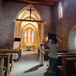 Mistrz śląskiej kuchni w zakonie w Zawichoście - Radio Kielce 17.11.2022. Zawichost. Nagrywanie odcinka programu z cyklu „Klasztorne smaki” / Fot. Aneta Chwalba - TVP3 Katowice