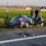 15.11.2022. Przełom. Wypadek / Fot. KMP Kielce