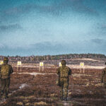 24.11.2022. Świętokrzyscy terytorialsi podczas ćwiczeń. / Fot. ŚBOT