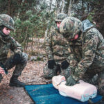 24.11.2022. Świętokrzyscy terytorialsi podczas ćwiczeń. / Fot. ŚBOT