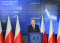 10.11.2022. Warszawa. Prezes Narodowego Banku Polskiego Adam Glapiński podczas konferencji prasowej dotyczącej oceny bieżącej sytuacji ekonomicznej w Polsce. / Fot. Paweł Supernak - PAP