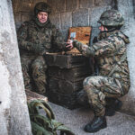 24.11.2022. Świętokrzyscy terytorialsi podczas ćwiczeń. / Fot. ŚBOT