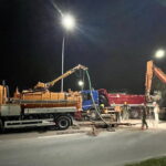 04.11.2022. Kielce. Awaria wodociągu na ulicy Jagiellońskiej. / Fot. Robert Felczak - Radio Kielce