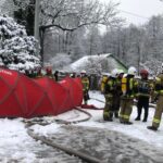 24.11.2022. Ruda Maleniecka. smiertelny pożar / Fot. OSP KSRG Ruda Maleniecka