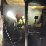 24.11.2022. Ruda Maleniecka. smiertelny pożar / Fot. OSP KSRG Ruda Maleniecka