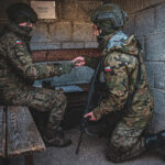 24.11.2022. Świętokrzyscy terytorialsi podczas ćwiczeń. / Fot. ŚBOT