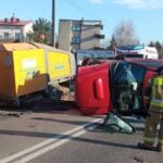 15..11.2022. Skarżysko-Kamienna. Wypadek / Fot. KPP Skarżysko-Kamienna