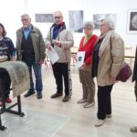 12.11.2022. Ciekoty. Szklany Dom. Warsztaty linorytu / Fot. Bartosz Bogucki - Radio Kielce