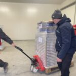 22.11.2022. Sandomierz. Transport świąteczny na Ukrainę / Fot. Grażyna Szlęzak - Radio Kielce