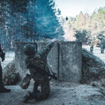 24.11.2022. Świętokrzyscy terytorialsi podczas ćwiczeń. / Fot. ŚBOT