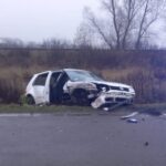 05.11.2022. Przyborów. Wypadek / źródło: KPP Ostrowiec Świętokrzyski