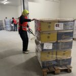 22.11.2022. Sandomierz. Transport świąteczny na Ukrainę / Fot. Grażyna Szlęzak - Radio Kielce