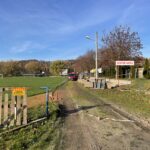 04.11.2022. Klimontów. Stadion - budowa bieżni / Fot. Grażyna Szlęzak - Radio Kielce