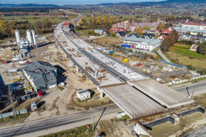 Budowa drogi krajowej nr 47 Rdzawka – Nowy Targ / źródło: GDDKiA