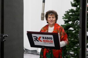 30.11.2022. Studio Gram Radia Kielce. Na zdjęciu: Otolia Bernacka / Fot. Piotr Kwaśniewski - Radio Kielce
