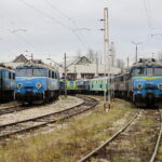 Car, cesarz, król i papież na peronie w Bzinie - Radio Kielce 17.11.2022. Skarżysko-Kamienna. PKP Cargo. Zakład Przewozów Towarowych / Fot. Wiktor Taszłow – Radio Kielce