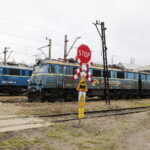 Car, cesarz, król i papież na peronie w Bzinie - Radio Kielce 17.11.2022. Skarżysko-Kamienna. PKP Cargo. Zakład Przewozów Towarowych / Fot. Wiktor Taszłow – Radio Kielce