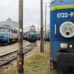 Car, cesarz, król i papież na peronie w Bzinie - Radio Kielce 17.11.2022. Skarżysko-Kamienna. PKP Cargo. Zakład Przewozów Towarowych / Fot. Wiktor Taszłow – Radio Kielce