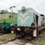 Car, cesarz, król i papież na peronie w Bzinie - Radio Kielce 17.11.2022. Skarżysko-Kamienna. PKP Cargo. Zakład Przewozów Towarowych / Fot. Wiktor Taszłow – Radio Kielce