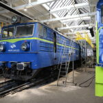 Car, cesarz, król i papież na peronie w Bzinie - Radio Kielce 17.11.2022. Skarżysko-Kamienna. PKP Cargo. Zakład Przewozów Towarowych / Fot. Wiktor Taszłow – Radio Kielce