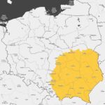 IMGW-PIB. Prognozowane opady śniegu w nocy z 23/24 listopada 2022r.