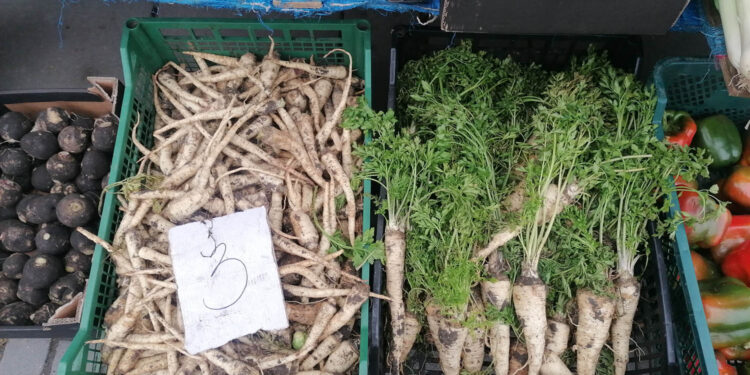 23.11.2022. Busko-Zdrój. Plac targowy przy ulicy Stawowej / Fot. Marta Gajda-Kruk / Radio Kielce