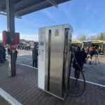 04.11.2022 Kielce. MPK. Otwarcie stacji napełniania sprężonym gazem ziemnym (CNG) / Fot. Jarosław Kubalski - Radio Kielce